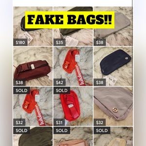 - Lululemon The NOT so real belt bag